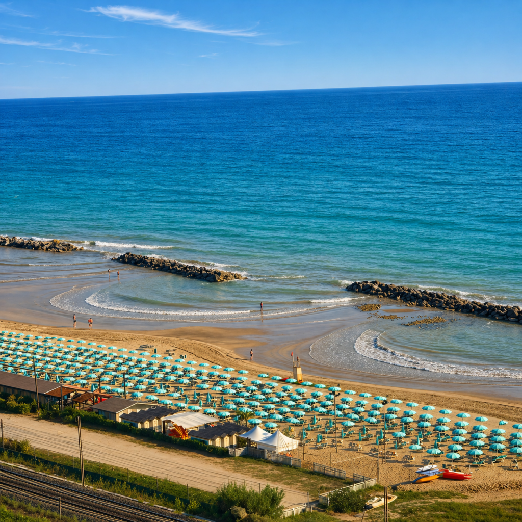Spiaggia Fano bagno Pesaro
