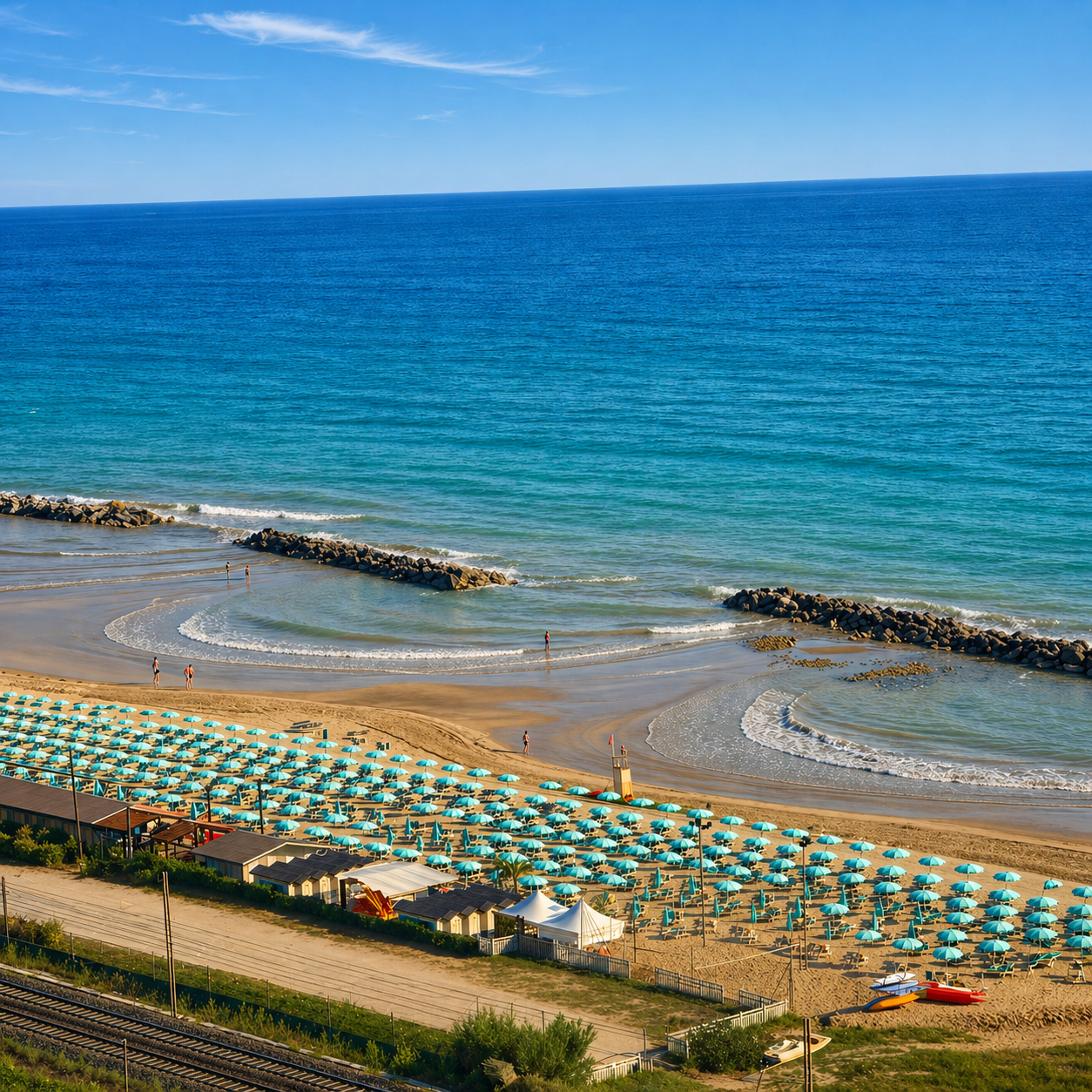 Spiaggia Fano bagno Pesaro